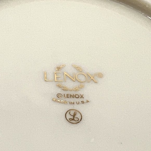 Lenox Rose Manor Small Bowl Pink Roses Gold Trim Scalloped - USA - Picture 5 of 5